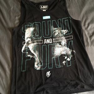Sound and Fury x L&O 2012 festival collab tank top